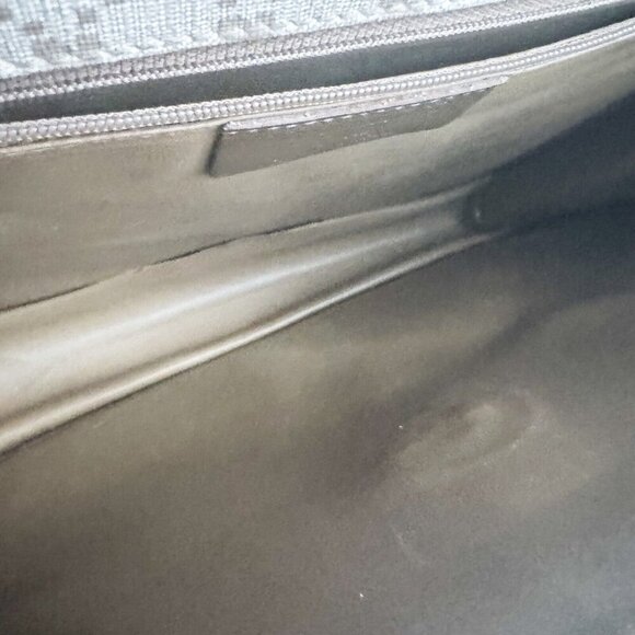 Vintage Nina Ricci Coated Canvas Leather Small Messenger Bag - Picture 12 of 16